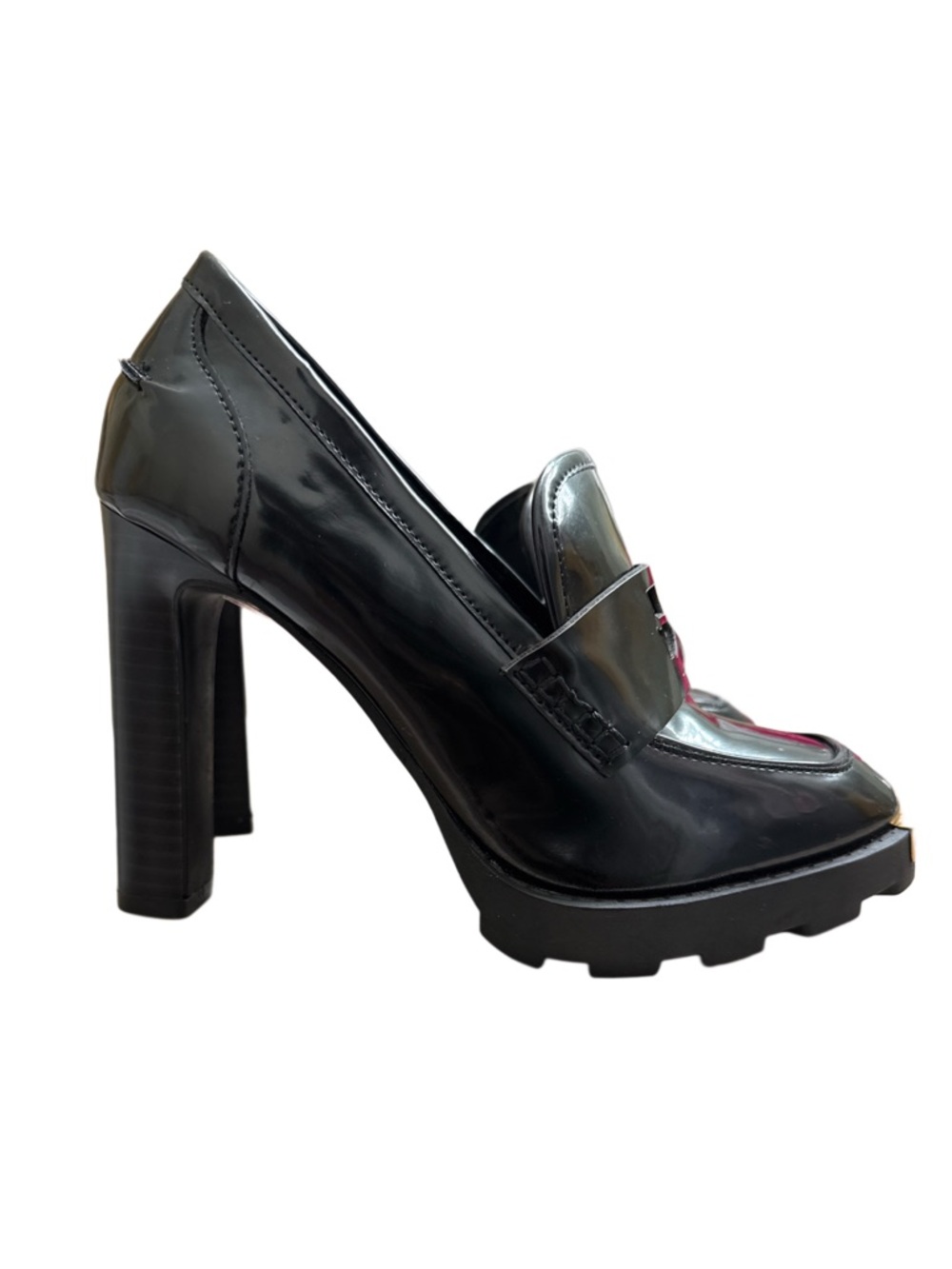 KARL LAGERFELD PARIS VIRNA PLATFORM HIGH HEELS OXFORDS - Picture 4 of 9